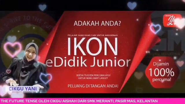 🔴[LIVE] B.INGGERIS TING1-3-THE FUTURE TENSE OLEH CIKGU AISHAH#08#TUISYENPERCUMA смотреть онлайн