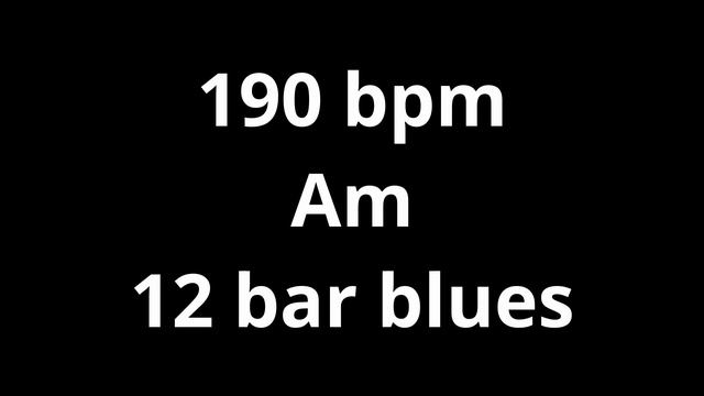 190 bpm tempo ' 12 bar blues Am ' metronome 4/4 смотреть онлайн
