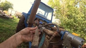 Установка дозатора на МТЗ 80 ?! Легко!!!