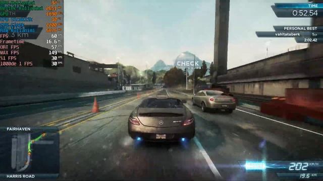 Need for Speed: Most Wanted (2012) | High | Ryzen5 2600x | Gigabyte GTX1660S 6GB | 16GB RAM смотреть онлайн