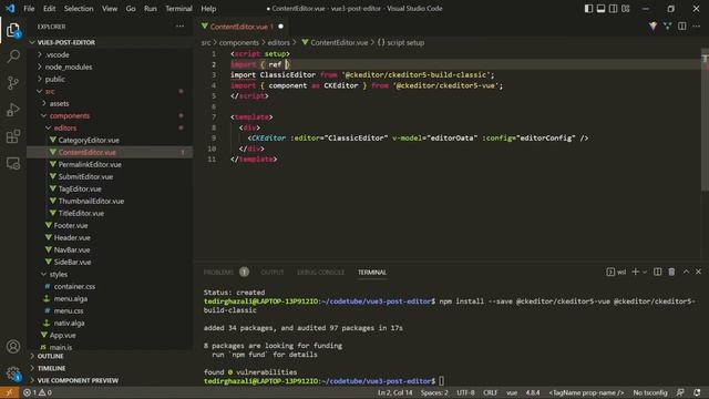 Vue 3 - CKEditor 5 Integration to Post Editor смотреть онлайн