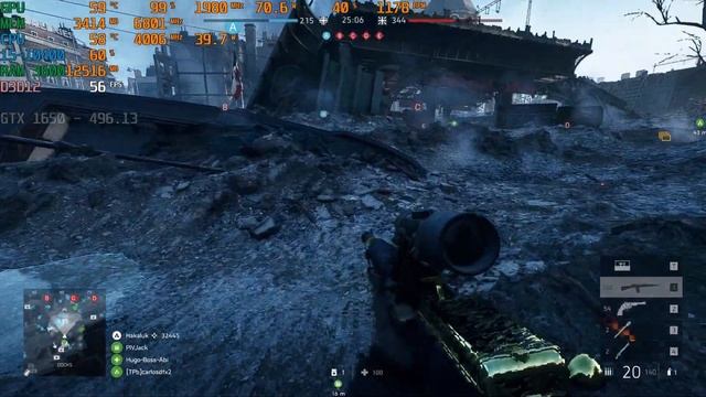 Battlefield V _ i5-10400 _ GTX 1650 GDDR6 _ 1080p & 1440 LOW & ULTRA _ Devastation смотреть онлайн