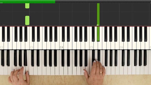 How to play Never go Away C Bool in piano. Easy piano tutorial. смотреть онлайн