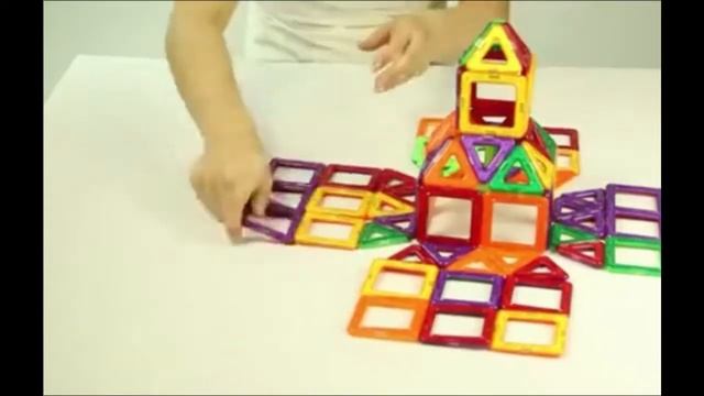 магнитный конструктор Magformers цветные магниты смотреть онлайн