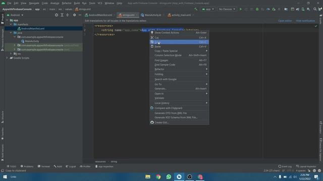 How to connect your android studio project App to Firebase Console Manually OR Directly for Databas смотреть онлайн