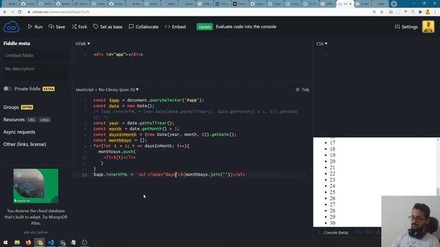 Live Coding - Create JS Datepicker Plugin #2 [Arabic] смотреть онлайн