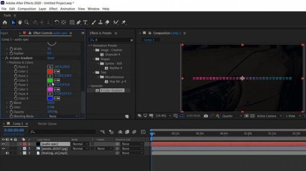After Effects: Audio Spectrum Tutorial (Blinds & Gradient)