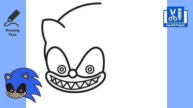 How To Draw Sonic Exe | Easy Step By Step Tutorial for Beginners смотреть онлайн