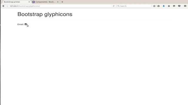 Bootstrap tutorial - glyphicons смотреть онлайн