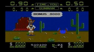 Wild Gunman (Dendy/NES/Famicom) - real-time playthrough (all games)