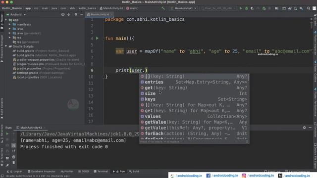Kotlin : Maps usage tutorial in programming| Get value by key | Added Subtitle | android coding смотреть онлайн