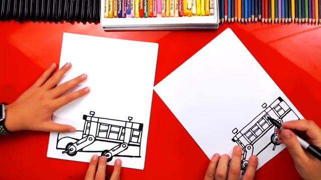 How To Draw The Fortnite Battle Bus смотреть онлайн
