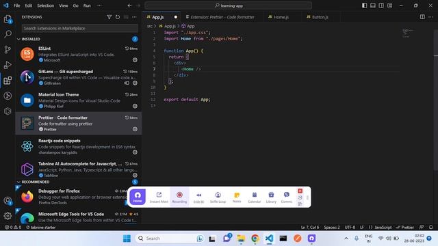 Best vscode extensions for Reactjs in Hindi смотреть онлайн