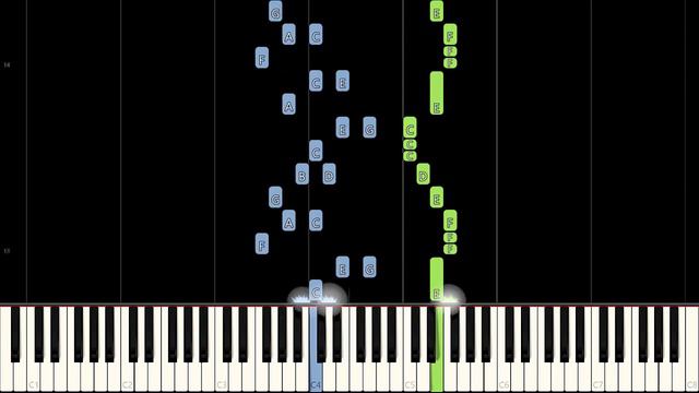🤑 how to play COEMS Song on Piano with only the White Keys смотреть онлайн