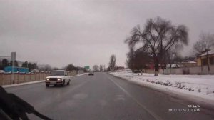 Трасса Минеральные Воды-Кисловодск. Зима, день.