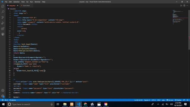 Error Showing in Php Form Submission смотреть онлайн