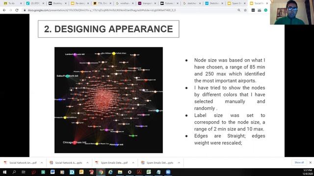 Social Network Analysis by using Gephi (The USA air routes) смотреть онлайн