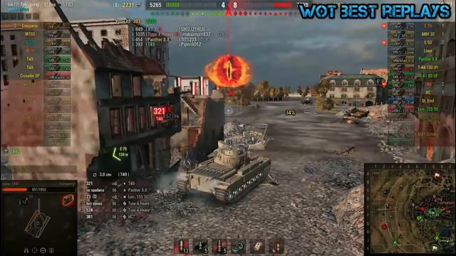 Новый стиль реплеев! Новинка) Советую посмотреть! Как играть на ------ Congueror #WorldofTank смотреть онлайн