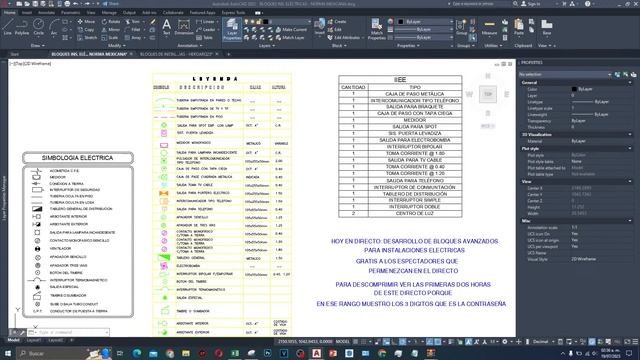 BLOQUES DINAMICOS AVANZADOS DE INS. ELECTRICAS | AUTOCAD 2D PARTE 3 смотреть онлайн