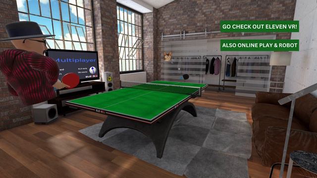 Table Tennis Training Simulator - ELEVEN VR - Epic game!!! (play on meta quest 2 & 3 and more) смотреть онлайн