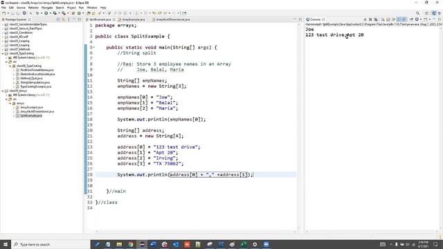 Class 09 - Part 4 of 4 -String Split - 1of3(part 1) смотреть онлайн
