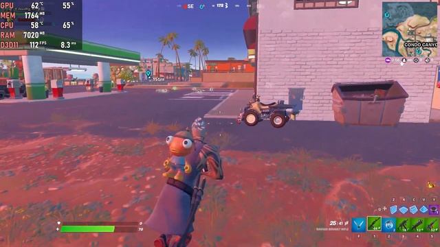 Fortnite Chapter 3 : GTX 1050 Ti + i3 10100F + 8GB RAM смотреть онлайн