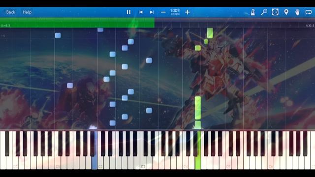 [Synthesia] Hiroyuki Sawano ft. Mika Kobayashi - EGO (Piano) [Mobile Suit Gundam Unicorn] смотреть онлайн