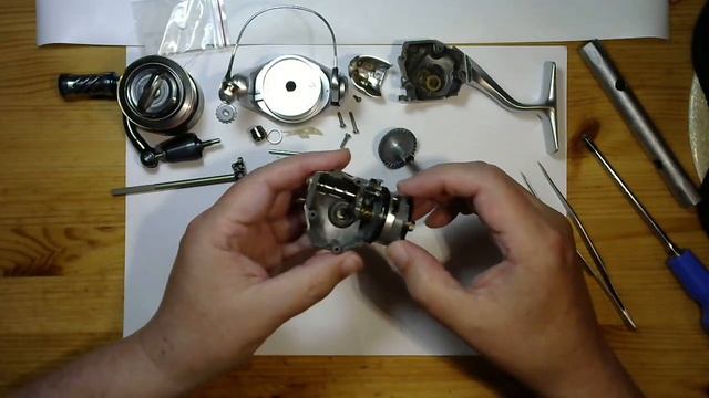 Катушка Shimano 08 Biomaster 2500 - ТО+апгрейд своими руками.