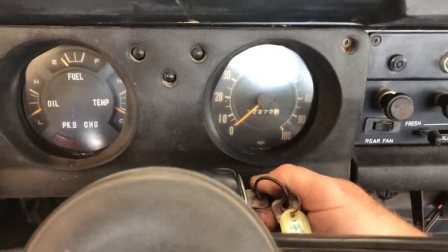 Fj55 2f first start 6 years later Toyota Land Cruiser iron pig смотреть онлайн