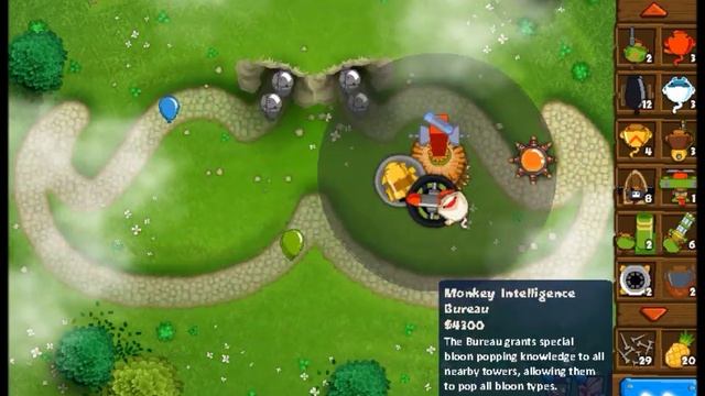 Bloons Monkey City Mustache Map Guide смотреть онлайн