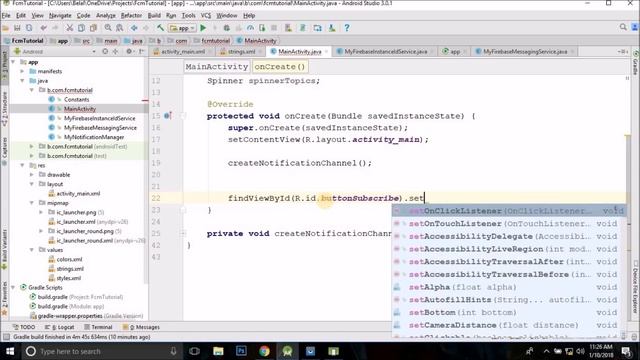 #2 Firebase Cloud Messaging Tutorial for Android - Topic Subscription Method смотреть онлайн