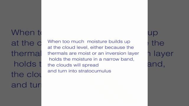 Thermal clouds with and without an inversion. смотреть онлайн