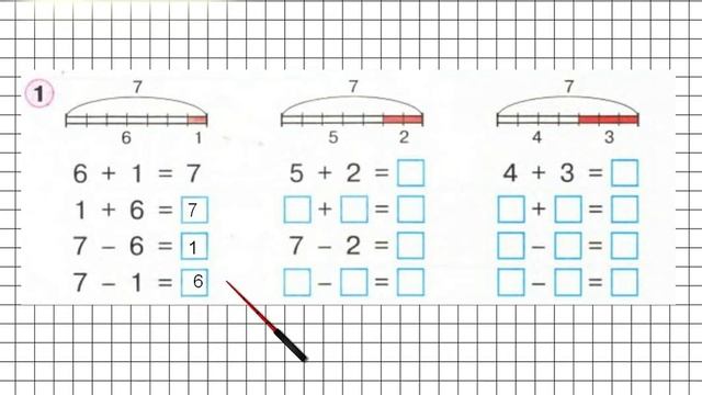 Урок 2 Задание 1 – ГДЗ по математике 1 класс (Петерсон Л.Г.) Часть 2