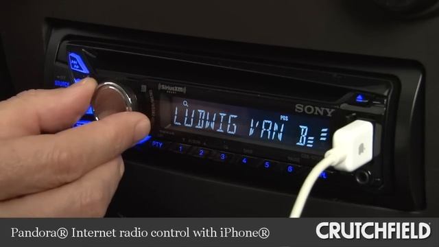 Sony CDX-GT570UP CD Receiver Display and Controls Demo | Crutchfield Video смотреть онлайн