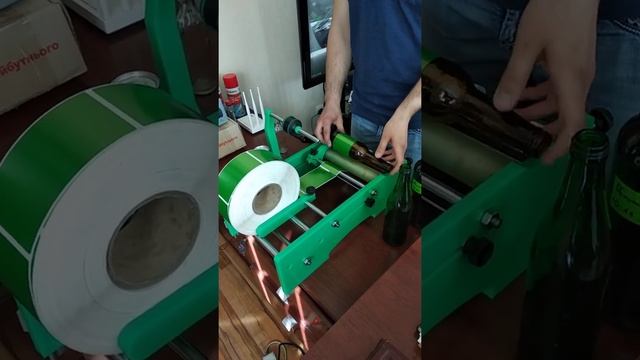 Апликатор самоклеющейся этикетки ручной вариант для начинающих! смотреть онлайн