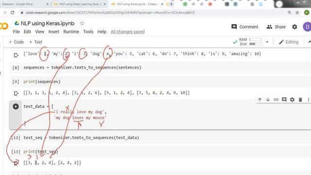 Tokenizer using Keras Tensorflow смотреть онлайн