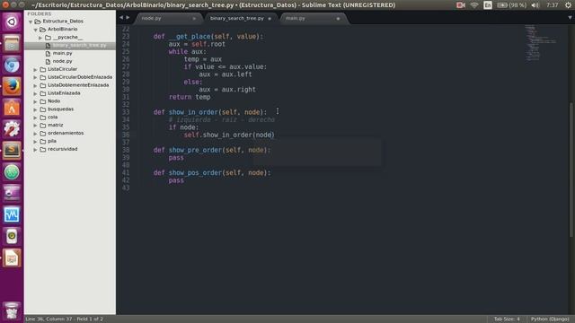 28 Estructura de Datos : Árbol Binario parte 4:4 Python 3.5 (Fin del Curso) смотреть онлайн