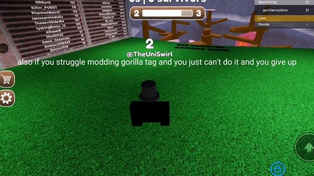 showcasing mairajs mod menu again in gorilla tag Roblox pt2 ( new options and fixes) смотреть онлайн