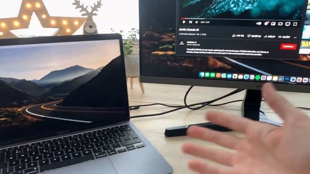 I bought HDMI, USB and SD cards adapter for MacBook for 20$ and this is how it works. смотреть онлайн