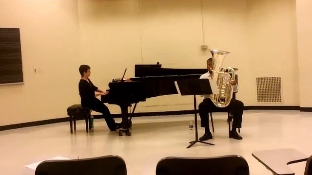 Plau Concerto for Tuba Mvt I, Jerome Stover Tuba, Anna Arazi, Piano смотреть онлайн