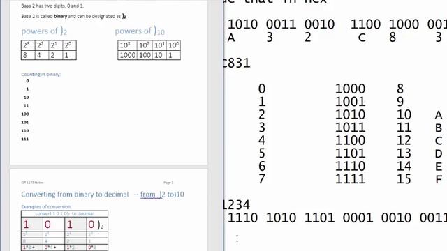Rose CIT1113-7078 Fund Aug 29 2016 -- Binary Hex, and chapter 1 of Think like A Computer Scientist смотреть онлайн
