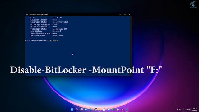How To Remove/Disable BITLOCKER ENCRYPTION In Windows 11 смотреть онлайн