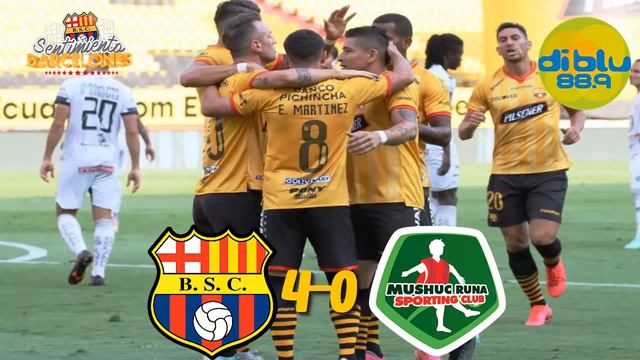 RELATO DIBLU - BARCELONA SC 4 VS MUSHUC RUNA 0 - LIGA PRO 2021 SEGUNDA ETAPA смотреть онлайн