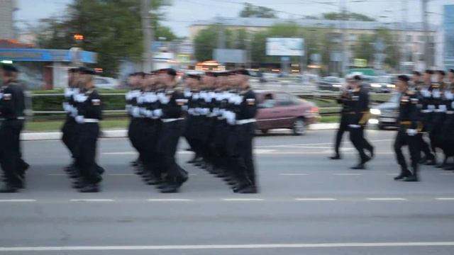 Марш воинов 336-ой отдельной бригады морской пехоты Балтийского флота в Коломне. 9.05.2019 г. смотреть онлайн