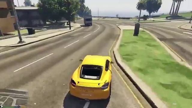 GTA 5 Моды Porsche Cayman GT4 МЕГА СПОРТ КАР смотреть онлайн