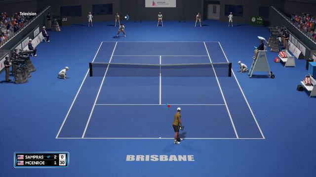 Pete Sampras vs John McEnroe ATP Brisbane /AO.Tennis 2 |Online 22 [1080x60 fps] Gameplay PC смотреть онлайн