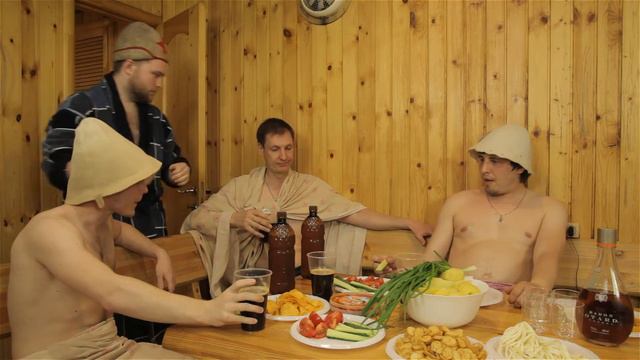 Олигархи в бане!