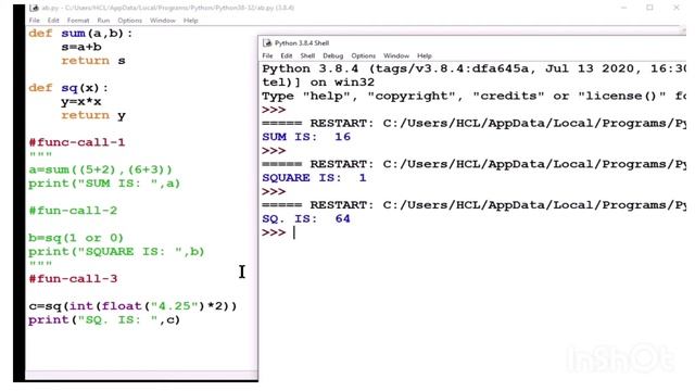 PART - 13 | PYTHON TUTORIALS | FUNCTIONS | PART-12--CONTINUES | FUNCTION CALL | RETURN смотреть онлайн