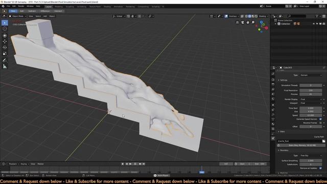 Blender 2.8 - Fluid Simulator Part 2 смотреть онлайн