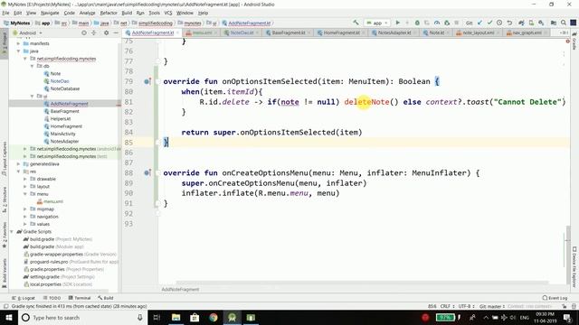#8 Android Room Tutorial - Deleting Data смотреть онлайн